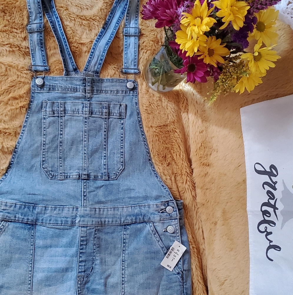 Aeropostale Denim Short Overall